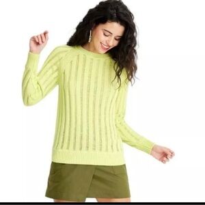 Future Collective Women's Lime Sweater